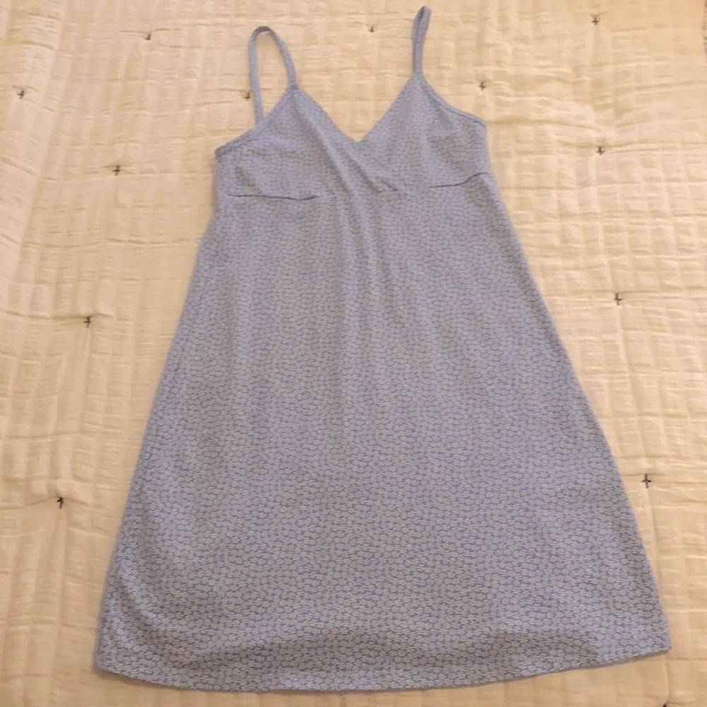 Brandy Melville Blue Floral Sun Dress